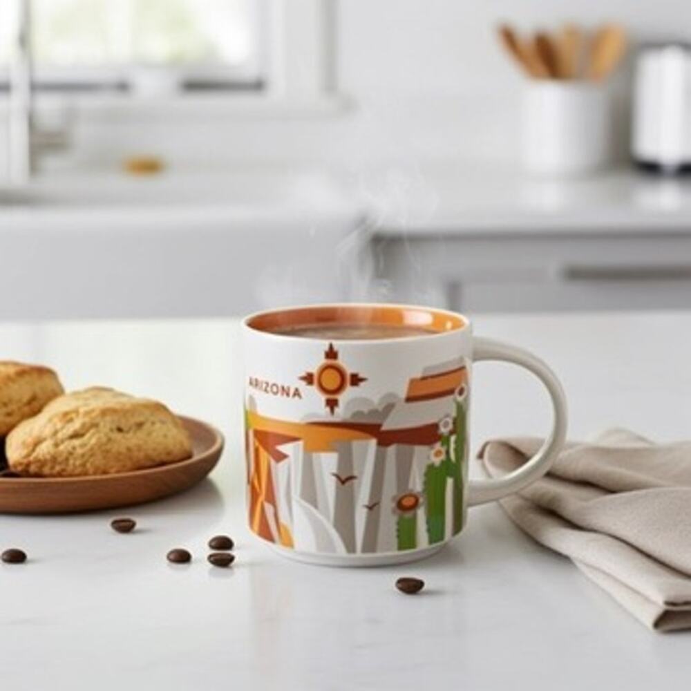 Starbucks You Are Here Collection Arizona Ceramic Coffee‎ Mug 2013